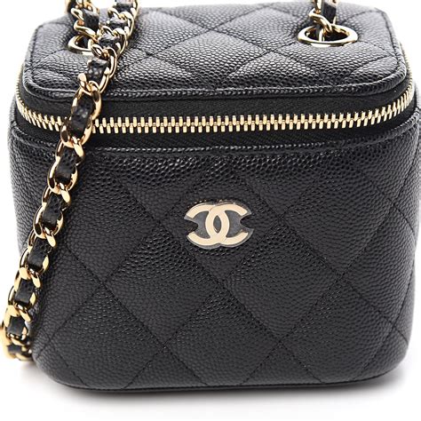 chanel vanity case black|chanel vanity bag 2021.